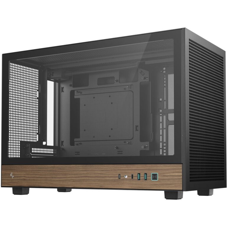 DeepCool CH260 WOOD, Tower-Gehäuse - R-CH260-BKNWM0-G-1 technikbar
