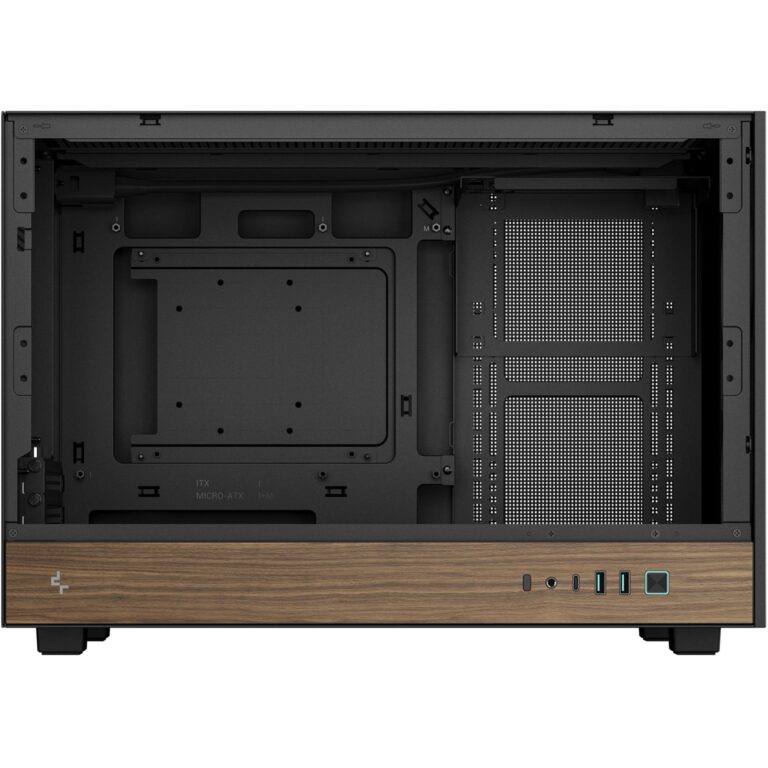 DeepCool CH260 WOOD, Tower-Gehäuse - R-CH260-BKNWM0-G-1 technikbar