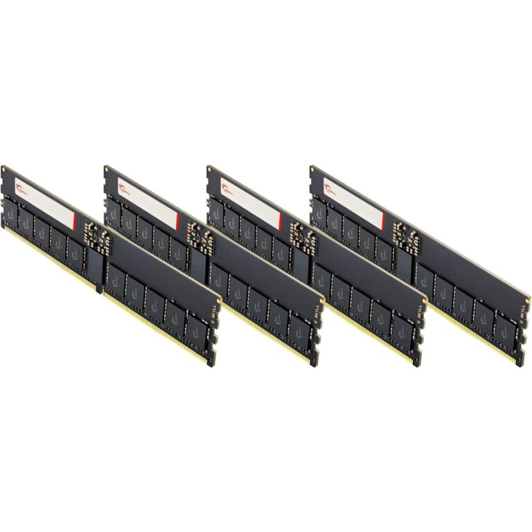 G.Skill RIMM 256 GB DDR5-6400 (4x 64 GB) Quad-Kit ECC, Arbeitsspeicher - F5-6400R3644E64GQ4-T5N technikbar