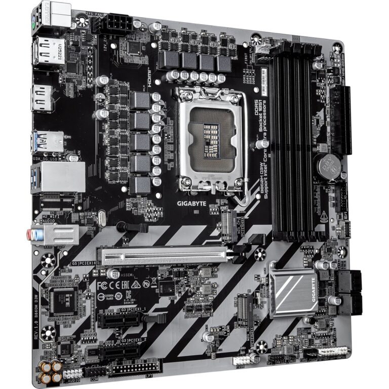 Gigabyte B860M D3W, Mainboard technikbar