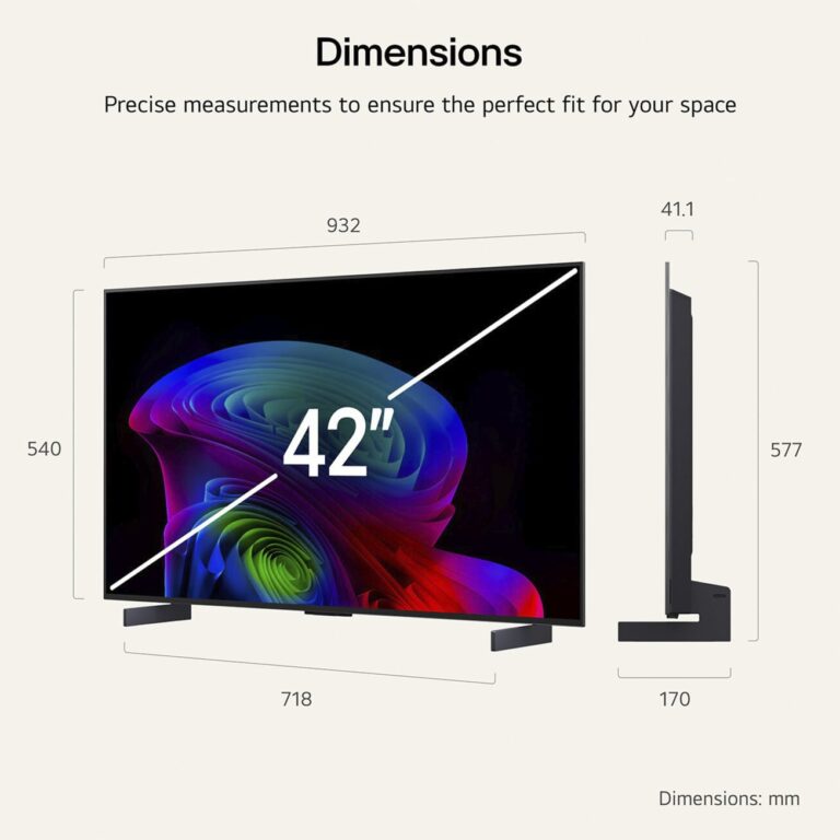 LG OLED42C6ELB.AEUD, OLED-Fernseher technikbar
