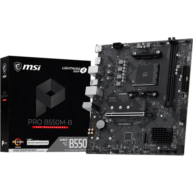 MSI PRO B550M-B, Mainboard