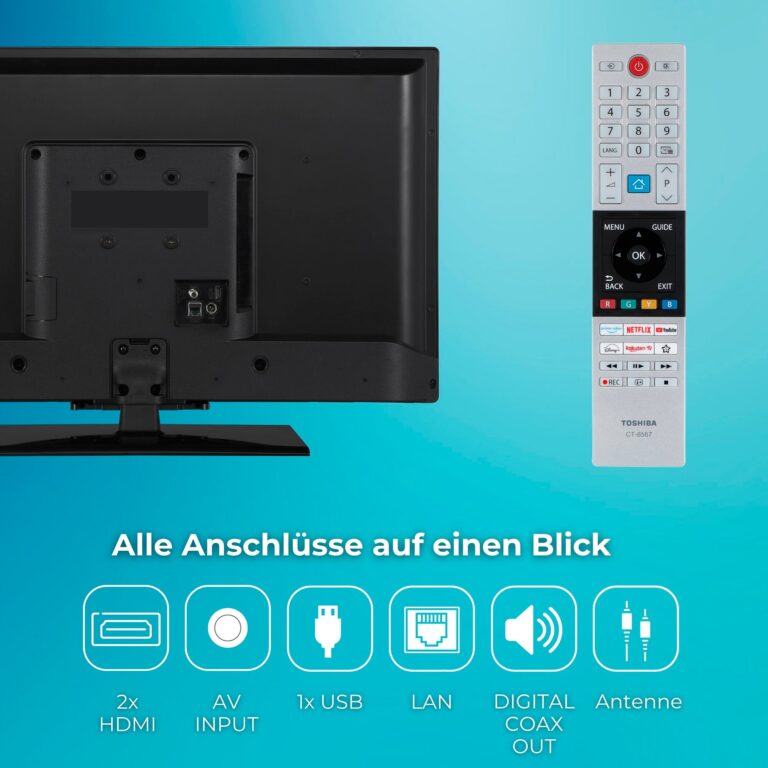Toshiba 32WV3F63DA, LED-Fernseher technikbar